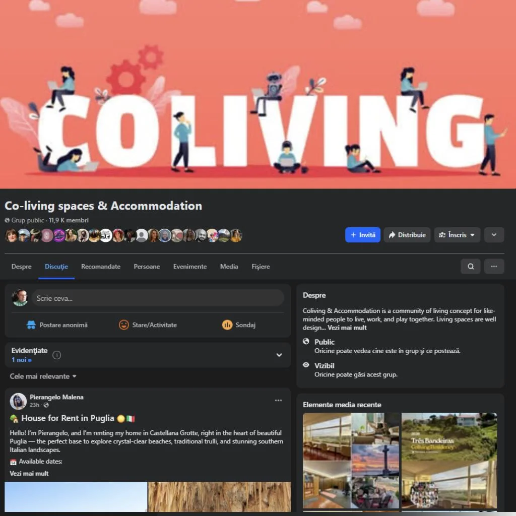 Co-living spaces & Accommodation