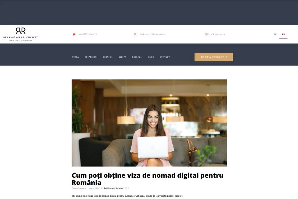 Cum poți obține viza de nomad digital pentru România